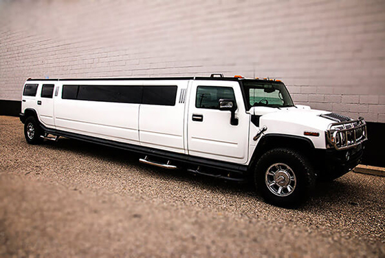 Hummer and excursion limousines