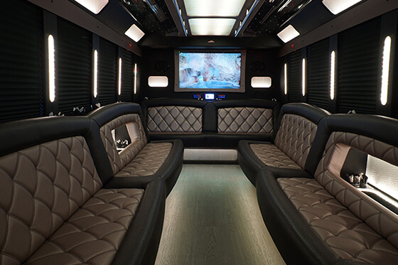 15 passenger party bus