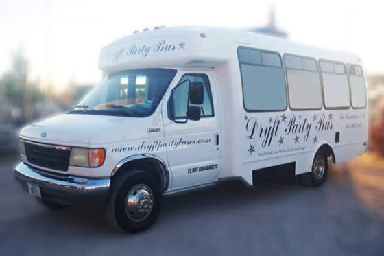 15-passenger party bus